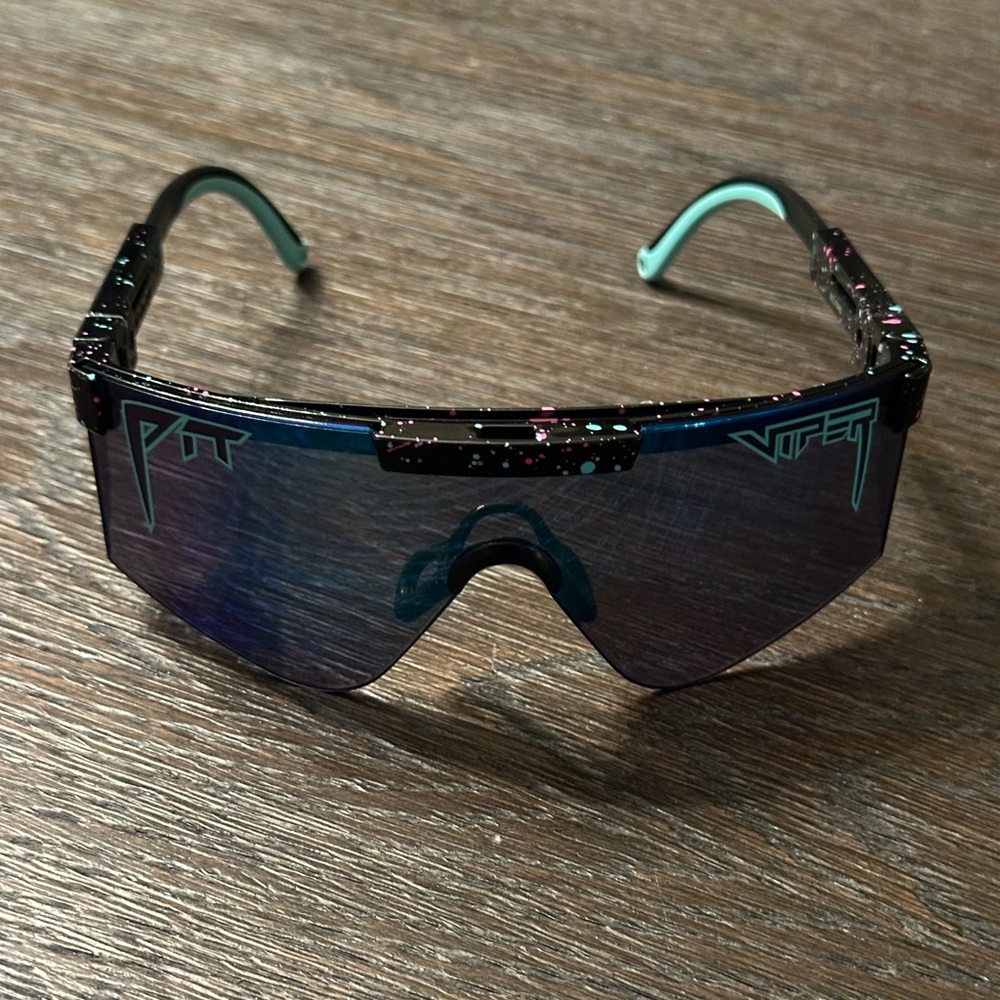 Pit Viper Black and Blue Sunglasses